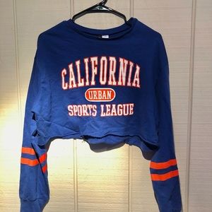 Cropped Graphic Long Sleeve